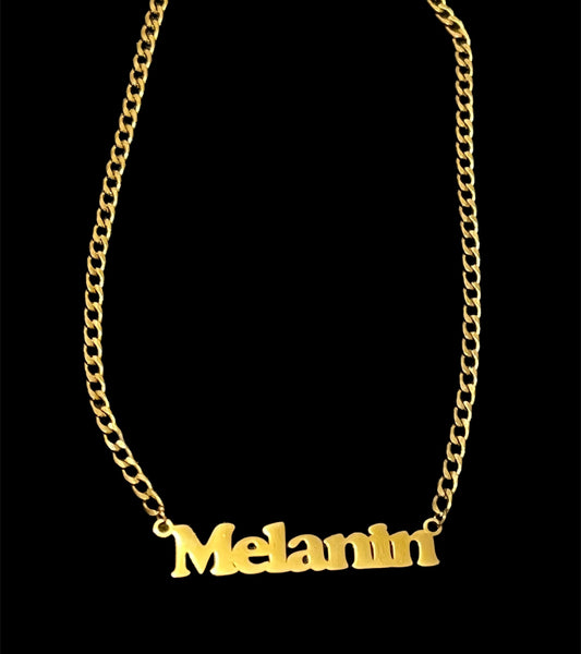 Melanin necklace