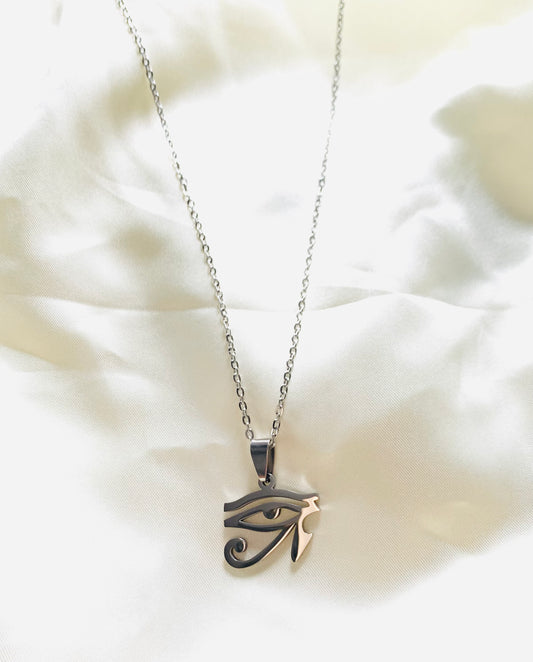 Silver Eye of Horus necklace