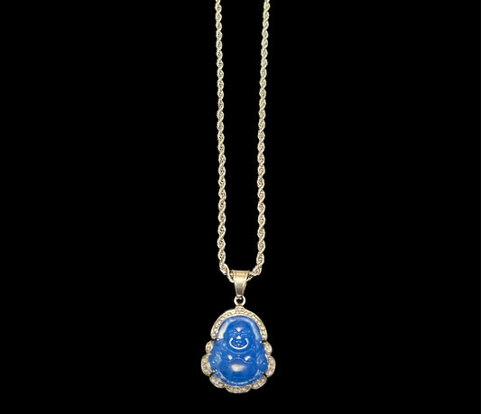 Blue Buddha necklace